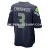 Mens Nike Nick Emmanwori College Navy Seattle Seahawks Team Game Jersey