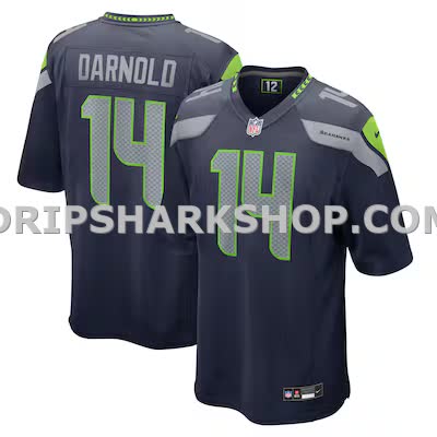 Mens Nike Sam Darnold College Navy Seattle Seahawks Team Game Jersey