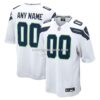 Mens Nike White Seattle Seahawks Custom Game Jersey