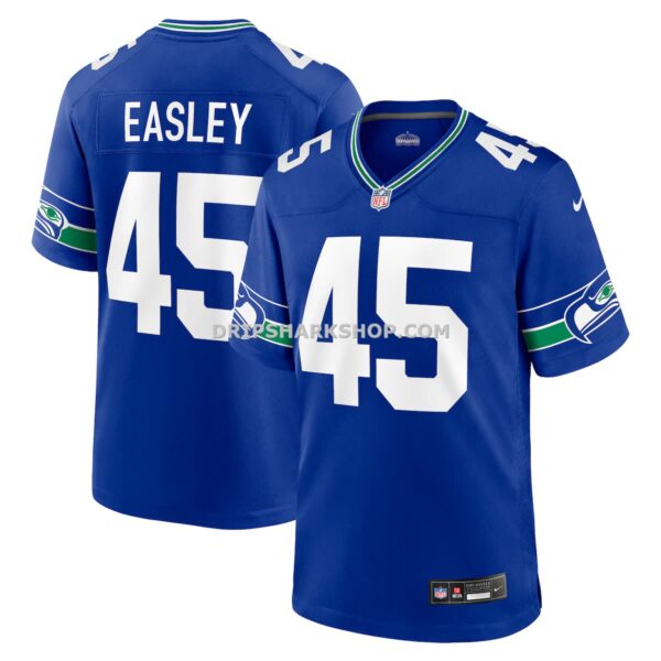 Mens Nike Kenny Easley Royal Seattle Seahawks Retired Player Alternate Game Jersey