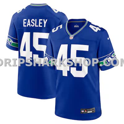 Mens Nike Kenny Easley Royal Seattle Seahawks Retired Player Alternate Game Jersey