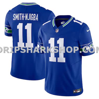Mens Nike Jaxon Smith Njigba Royal Seattle Seahawks Alternate Vapor Fuse Limited Jersey