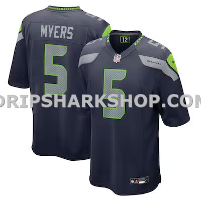 Mens Nike Jason Myers College Navy Seattle Seahawks Game Jersey