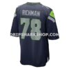 Mens Nike Mason Richman College Navy Seattle Seahawks Team Game Jersey