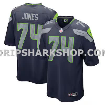Mens Nike Josh Jones College Navy Seattle Seahawks Team Game Jersey