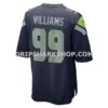 Mens Nike Leonard Williams College Navy Seattle Seahawks Game Jersey