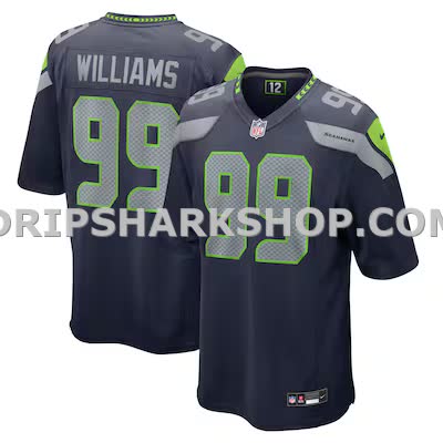 Mens Nike Leonard Williams College Navy Seattle Seahawks Game Jersey