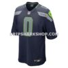 Mens Nike Demarcus Lawrence College Navy Seattle Seahawks Team Game Jersey