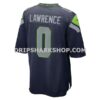 Mens Nike Demarcus Lawrence College Navy Seattle Seahawks Team Game Jersey