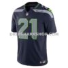 Mens Nike Devon Witherspoon Navy Seattle Seahawks Vapor Fuse Limited Jersey