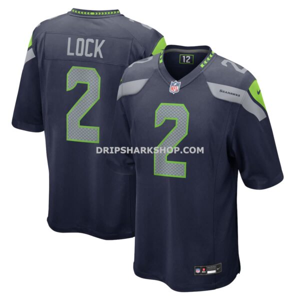 NFL29ee1aG04-e4a15f Mens Nike Drew Lock College Navy Seattle Seahawks Team Game Jersey