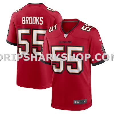 Mens Nike Derrick Brooks Red Tampa Bay Buccaneers Retired Player Game Jersey