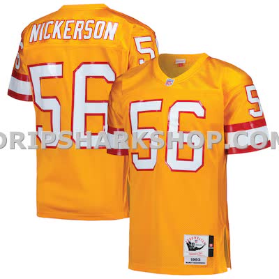 Mens Mitchell And Ness Hardy Nickerson Orange Tampa Bay Buccaneers 1993 Authentic Throwback Retired Player Jersey