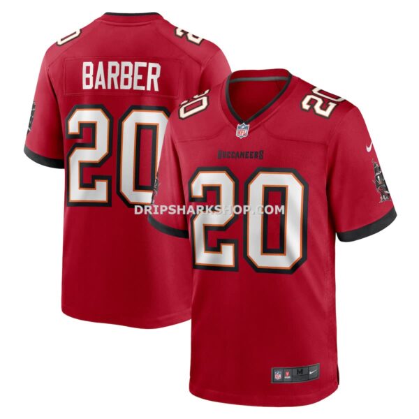 Mens Nike Ronde Barber Red Tampa Bay Buccaneers Retired Player Game Jersey