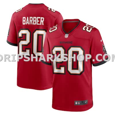 Mens Nike Ronde Barber Red Tampa Bay Buccaneers Retired Player Game Jersey