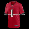 Mens Nike Number 1 Groom Red Tampa Bay Buccaneers Game Jersey