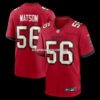 Mens Nike Desmond Watson Red Tampa Bay Buccaneers Team Game Jersey