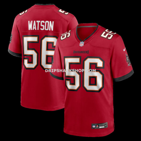 Mens Nike Desmond Watson Red Tampa Bay Buccaneers Team Game Jersey