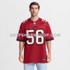 Mens Nike Desmond Watson Red Tampa Bay Buccaneers Team Game Jersey