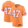 Mens Nike John Lynch Orange Tampa Bay Buccaneers Throwback Game Jersey