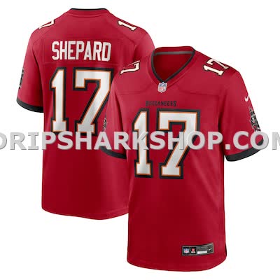 Mens Nike Sterling Shepard Red Tampa Bay Buccaneers Team Game Jersey