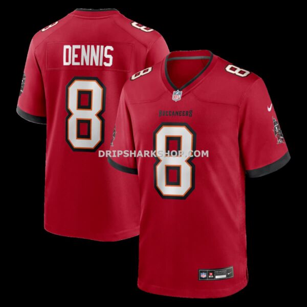 NFL3012d3G04-fd9a28 Mens Nike Sirvocea Dennis Red Tampa Bay Buccaneers Game Jersey