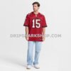 Mens Nike Tez Johnson Red Tampa Bay Buccaneers Team Game Jersey