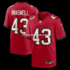 NFL301979G04-fca748 Mens Nike Chris Braswell Red Tampa Bay Buccaneers Game Jersey