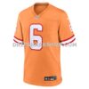 Mens Nike Baker Mayfield Orange Tampa Bay Buccaneers Throwback Game Jersey