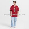 Mens Nike Number 1 Dad Red Tampa Bay Buccaneers Game Jersey