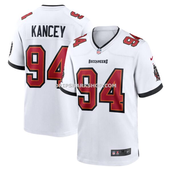 Mens Nike Calijah Kancey White Tampa Bay Buccaneers Game Jersey