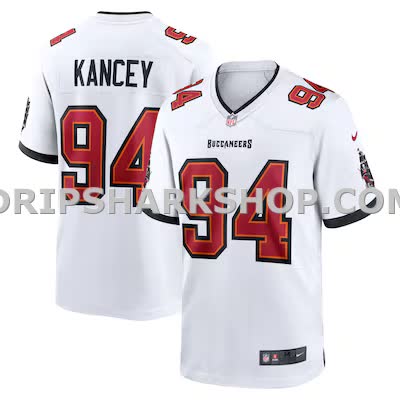 Mens Nike Calijah Kancey White Tampa Bay Buccaneers Game Jersey
