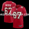 NFL30261aM01-f3c44b Mens Nike Luke Goedeke Red Tampa Bay Buccaneers Game Player Jersey