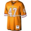 Mens Mitchell And Ness John Lynch Orange Tampa Bay Buccaneers Legacy Replica Jersey Pi3604000