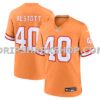 Mens Nike Mike Alstott Orange Tampa Bay Buccaneers Throwback Game Jersey