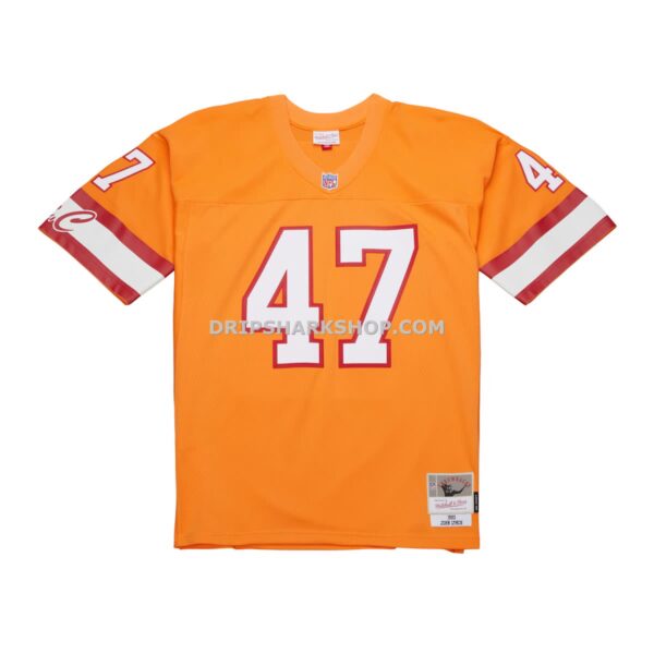 Mens Mitchell And Ness John Lynch Orange Tampa Bay Buccaneers 1993 Legacy Replica Jersey