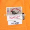Mens Mitchell And Ness John Lynch Orange Tampa Bay Buccaneers 1993 Legacy Replica Jersey