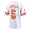 Mens Nike Baker Mayfield White 76 Tampa Bay Buccaneers 50th Season Game Jersey