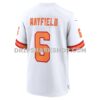 NFL302f81G06-cf894b Mens Nike Baker Mayfield White 76 Tampa Bay Buccaneers Player Game Jersey