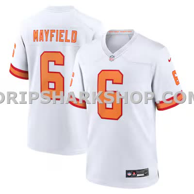 Mens Nike Baker Mayfield White 76 Tampa Bay Buccaneers Player Game Jersey