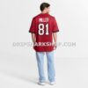 NFL3033a8G12-9edb4a Mens Nike Ryan Miller Red Tampa Bay Buccaneers Team Game Jersey
