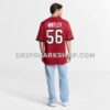 Mens Nike Benton Whitley Red Tampa Bay Buccaneers Team Game Jersey