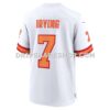 Mens Nike Bucky Irving White 76 Tampa Bay Buccaneers Game Jersey