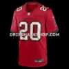 Mens Nike Ronde Barber Red Tampa Bay Buccaneers Game Retired Player Jersey