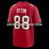 NFL303cb3G06-f10a2a Mens Nike Cade Otton Red Tampa Bay Buccaneers Game Player Jersey