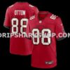 NFL303cb3M01-e5fb08 Mens Nike Cade Otton Red Tampa Bay Buccaneers Game Player Jersey