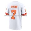 Mens Nike Bucky Irving White 76 Tampa Bay Buccaneers 50th Season Game Jersey