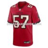 NFL303e1eG06-27b0cf Mens Nike John Bullock Red Tampa Bay Buccaneers Team Game Jersey