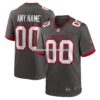 Mens Nike Pewter Tampa Bay Buccaneers Alternate Custom Game Jersey