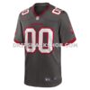 Mens Nike Pewter Tampa Bay Buccaneers Alternate Custom Game Jersey